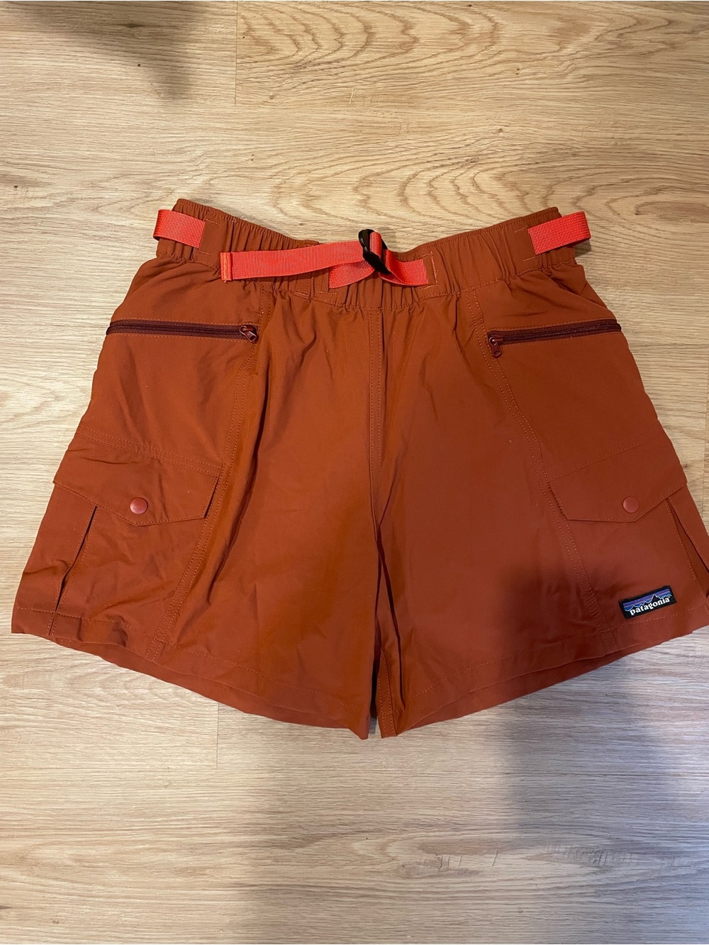 Patagonia women’s Rust Orange Cargo Shorts